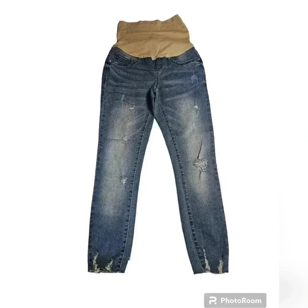 Blue Savvy Maternity Jeans S